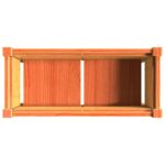 vidaXL Záhr. kvetináč s nohami voskový hnedý 70x31x70 cm mas. borovica – Obrázok 8