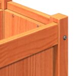 vidaXL Záhr. kvetináč s nohami voskový hnedý 70x31x70 cm mas. borovica – Obrázok 9