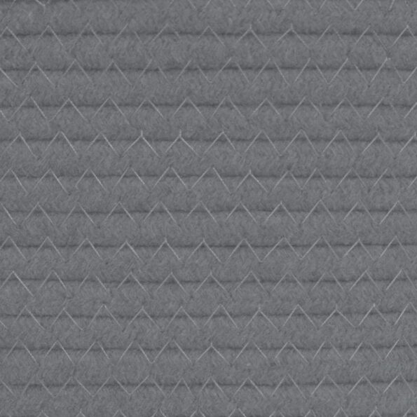 vidaXL Úložný kôš sivobiely Ø43x38 cm bavlna – Obrázok 7