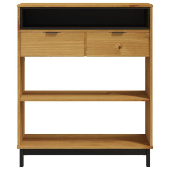 vidaXL Barový stolík FLAM 92x45x110 cm masívna borovica – Obrázok 5