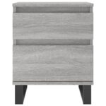 vidaXL Nočné stolíky 2 ks sivý dub sonoma 40x35x50 cm kompozitné drevo – Obrázok 6