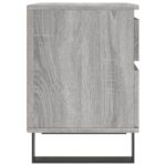 vidaXL Nočné stolíky 2 ks sivý dub sonoma 40x35x50 cm kompozitné drevo – Obrázok 8