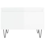 vidaXL Konferenčné stolíky 2 ks lesklé biele 50x46x35 cm kompoz. drevo – Obrázok 6