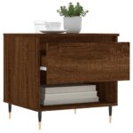 vidaXL Konferenčné stolíky 2 ks hnedý dub 50x46x50 cm kompozitné drevo – Obrázok 4