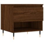 vidaXL Konferenčné stolíky 2 ks hnedý dub 50x46x50 cm kompozitné drevo – Obrázok 5