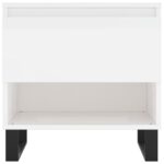 vidaXL Konferenčné stolíky 2 ks lesklé biele 50x46x50 cm kompoz. drevo – Obrázok 6