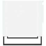 vidaXL Konferenčné stolíky 2 ks lesklé biele 50x46x50 cm kompoz. drevo – Obrázok 8