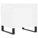 vidaXL Konferenčné stolíky 2 ks lesklé biele 50x46x50 cm kompoz. drevo – Obrázok 9