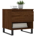 vidaXL Konferenčné stolíky 2 ks hnedý dub 50x46x50 cm kompozitné drevo – Obrázok 3