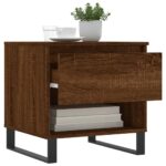 vidaXL Konferenčné stolíky 2 ks hnedý dub 50x46x50 cm kompozitné drevo – Obrázok 4