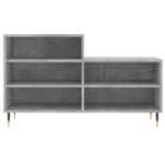 vidaXL Botník betónovo sivý 102x36x60 cm spracované drevo – Obrázok 4