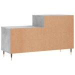 vidaXL Botník betónovo sivý 102x36x60 cm spracované drevo – Obrázok 6