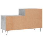 vidaXL Botník betónovo sivý 102x36x60 cm spracované drevo – Obrázok 6