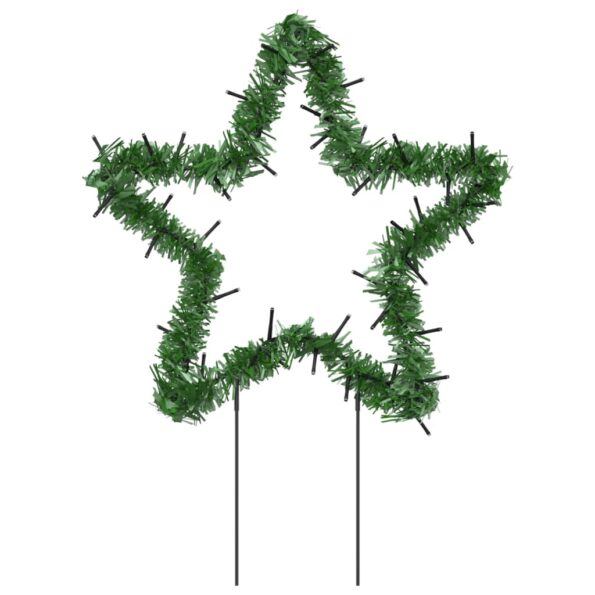 vidaXL Vianočná svetelná dekorácia s hrotmi 3 ks hviezda 50 LED 29 cm – Obrázok 6