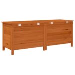 vidaXL Záhradný úložný box hnedý 150x50x56,5 cm jedľový masív – Obrázok 6