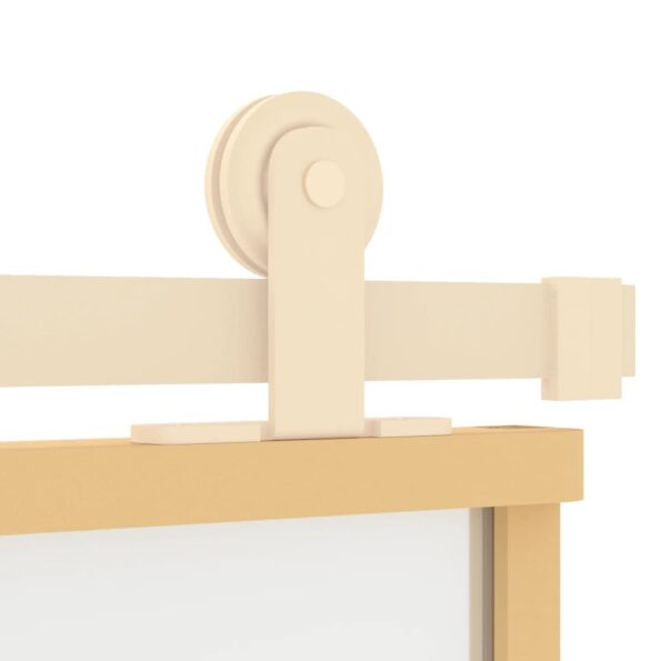 vidaXL Posuvné dvere zlaté 102,5x205 cm matné ESG sklo a hliník – Obrázok 7