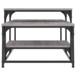 vidaXL Konferenčný stolík sivý sonoma 102x60x45 kompozitné drevo – Obrázok 5