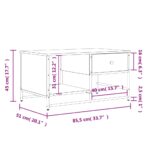 vidaXL Konferenčný stolík čierny 85,5x51x45 cm kompozitné drevo – Obrázok 11