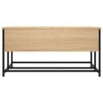 vidaXL Konferenčný stolík dub sonoma 80x80x40 cm kompozitné drevo – Obrázok 7