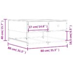 vidaXL Konferenčný stolík dub sonoma 80x80x40 cm kompozitné drevo – Obrázok 11