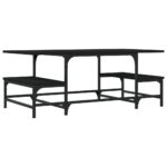 vidaXL Konferenčný stolík čierny 100x50,5x40 cm kompozitné drevo – Obrázok 2