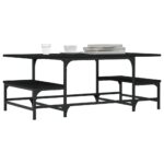 vidaXL Konferenčný stolík čierny 100x50,5x40 cm kompozitné drevo – Obrázok 3