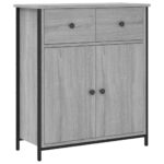 vidaXL Komoda sivá sonoma 70x30x80 cm kompozitné drevo – Obrázok 2