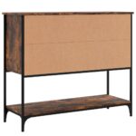 vidaXL Komoda dymový dub 100x36x85 cm kompozitné drevo – Obrázok 8