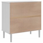 vidaXL Komoda SENJA, ratanová biela 80x40x80 cm, borovicový masív – Obrázok 8