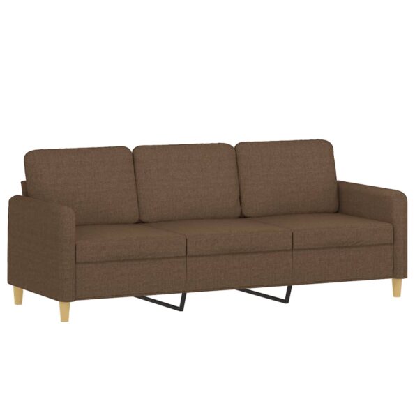 VXL8721012135741_a_en_hd_1.jpg vidaXL 3-miestna pohovka hnedá 180 cm látka – Obrázok 2