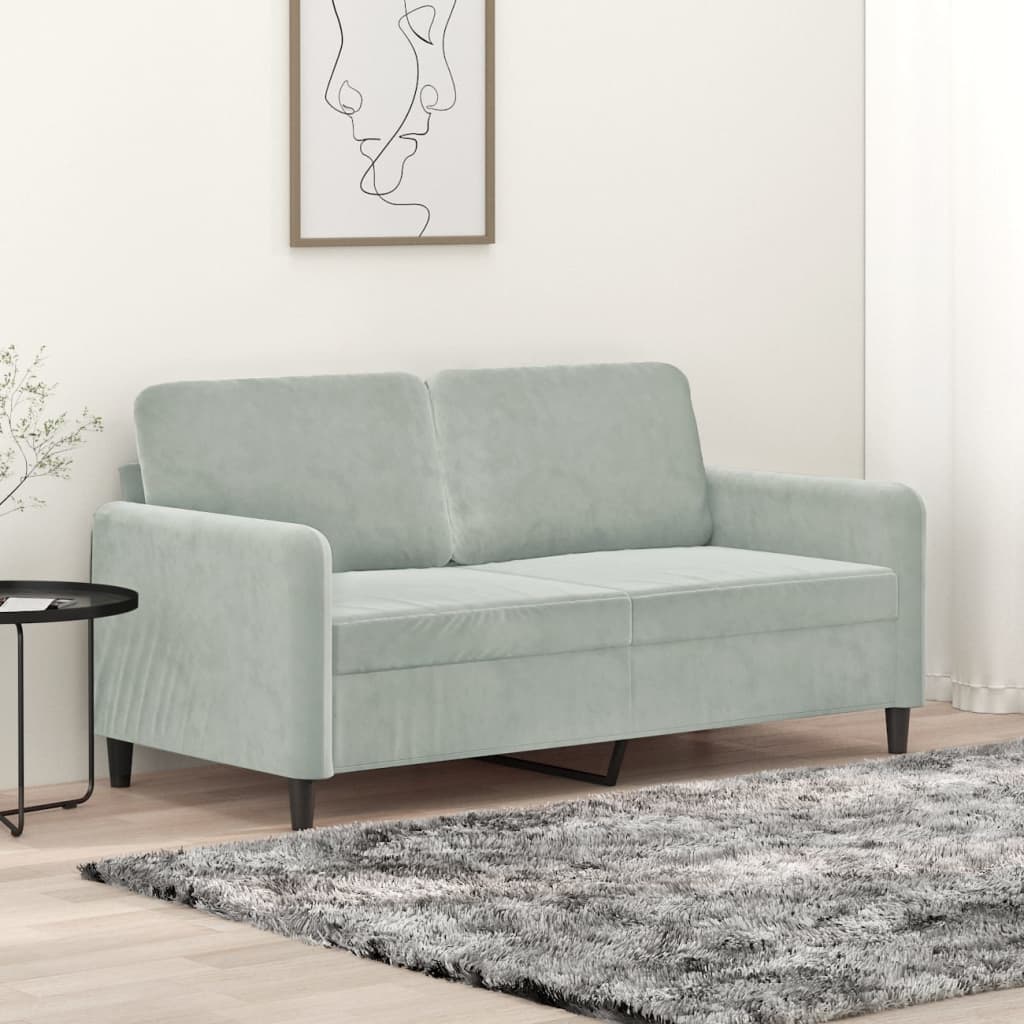 VXL8721012141681_m_en_hd_1.jpg vidaXL 2-miestna pohovka bledosivá 140 cm zamat – Obrázok 1