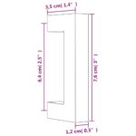 vidaXL Rukoväte na skrinku 20 ks bronzové 64 mm nehrdzavejúca oceľ – Obrázok 8