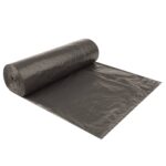 vidaXL Vrecia na odpadky so šnúrkami 250 ks čierne 60 l – Obrázok 4