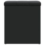 vidaXL Úložná lavička čierna 42x42x45 cm kompozitné drevo – Obrázok 6