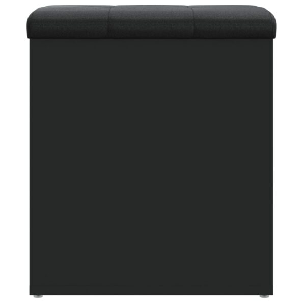 vidaXL Úložná lavička čierna 42x42x45 cm kompozitné drevo – Obrázok 6