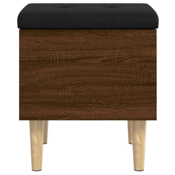 vidaXL Úložná lavička hnedý dub 42x42x46 cm kompozitné drevo – Obrázok 5