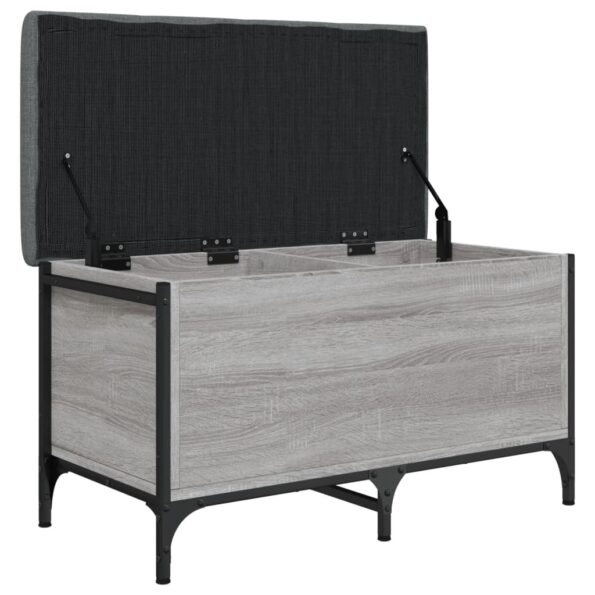 VXL8721012163485_g_en_hd_3.jpg vidaXL Úložná lavička sivá sonoma 82x42x45 cm kompozitné drevo – Obrázok 5