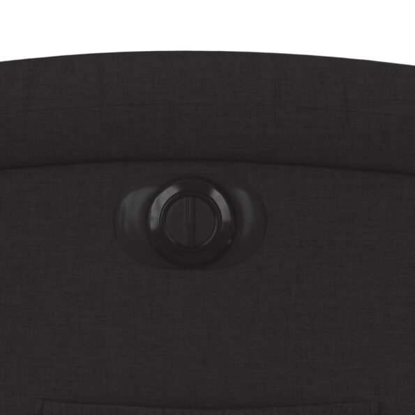 vidaXL Elektrické sklápacie kreslo čierne látkové – Obrázok 11