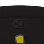 vidaXL Zdvíhacie a sklápacie masážne kreslo čierne látkové – Obrázok 11