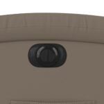 vidaXL Elektrické zdvíhacie sklápacie kreslo kapučínové umelá koža – Obrázok 12