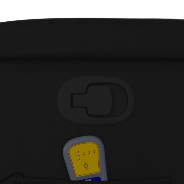 vidaXL Zdvíhacie masážne sklápacie kreslo čierne umelá koža – Obrázok 11