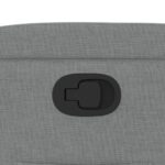 vidaXL Zdvíhacie a sklápacie kreslo bledosivé látka – Obrázok 11