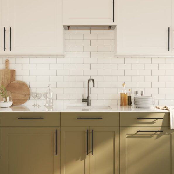 vidaXL Rukoväte na skrinku 5 ks čierne 192 mm nehrdzavejúca oceľ – Obrázok 4