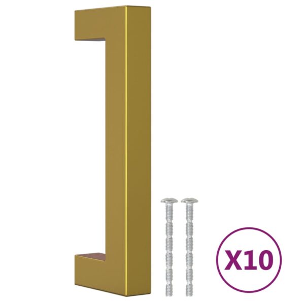 VXL8721012192331_a_en_hd_1.jpg vidaXL Rukoväte na skrinku 10 ks zlaté 96 mm nehrdzavejúca oceľ – Obrázok 2