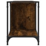 vidaXL TV skrinka dymový dub 153x37x50 cm kompozitné drevo – Obrázok 5