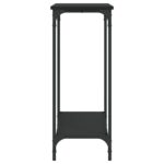 vidaXL Konzolový stolík čierny 101x30,5x75 cm kompozitné drevo – Obrázok 5