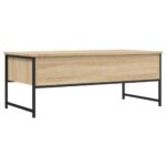 vidaXL Konferenčný stolík dub sonoma 101x49x39,5 cm kompozitné drevo – Obrázok 8