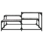 vidaXL Konferenčný stolík sivý sonoma 87,5x87,5x40 cm kompozitné drevo – Obrázok 4