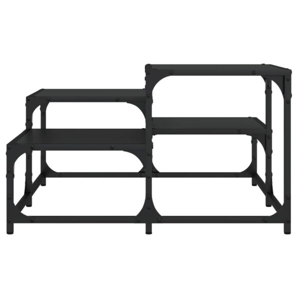 vidaXL Konferenčný stolík čierny 68x68x40 cm kompozitné drevo – Obrázok 4