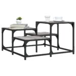 vidaXL Konferenčný stolík sivý sonoma 68x68x40 cm kompozitné drevo